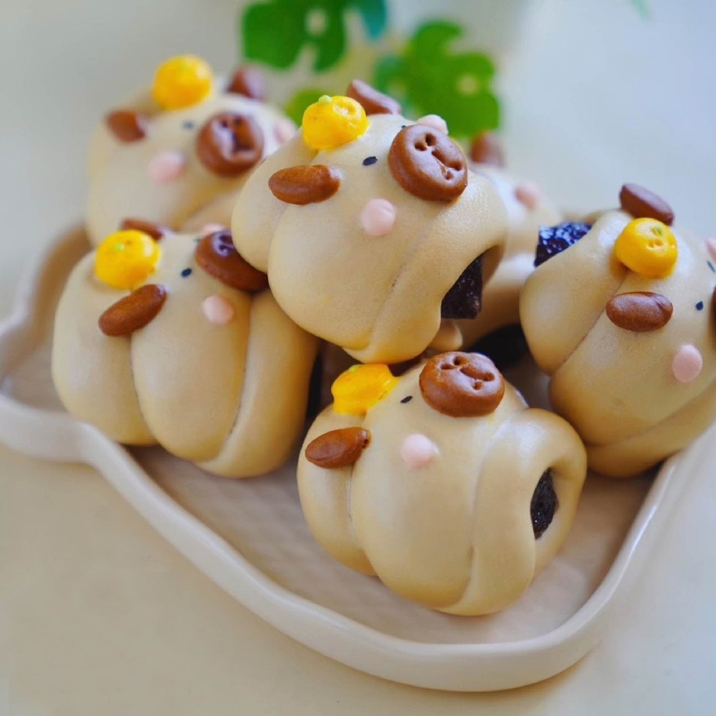 Capy Mochi Bao (with Brown Sugar Mochi)