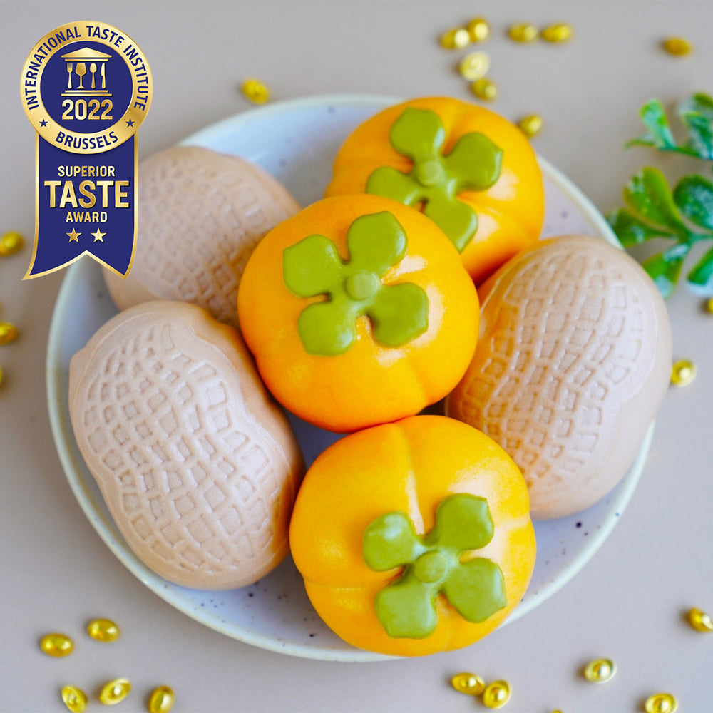 Fortune Fusion Bao Set (3-Custard, 3-Peanut Paste)