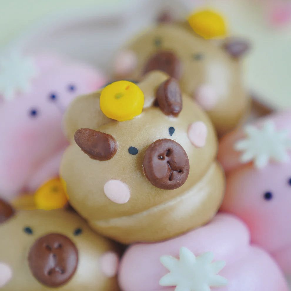 Capy & Alpa Bao Set (w 3-Mochi, 3-Brown Sugar Mochi)