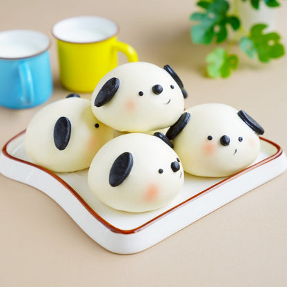 【New】Happy Pup Veggie Bao (w potato salad, cabbage, carrot, vermicelli)