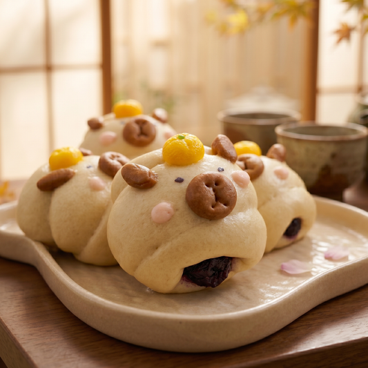 Capy Mochi Bao (with Brown Sugar Mochi)