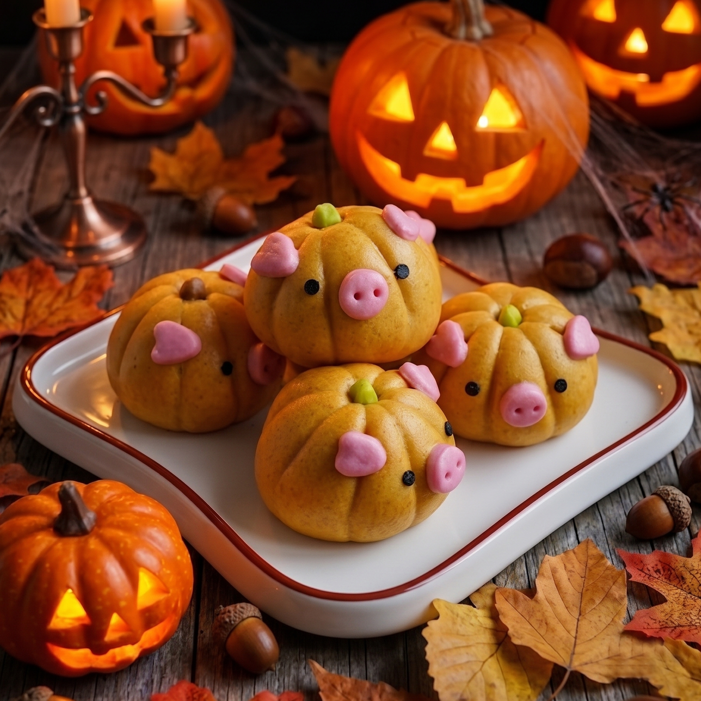2026 Halloween Pumpkin Piggy Bao (w/ Pumpkin Paste)