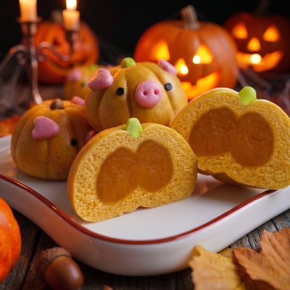 2026 Halloween Pumpkin Piggy Bao (w/ Pumpkin Paste)