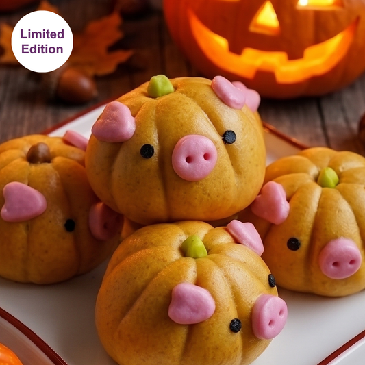2026 Halloween Pumpkin Piggy Bao (w/ Pumpkin Paste)