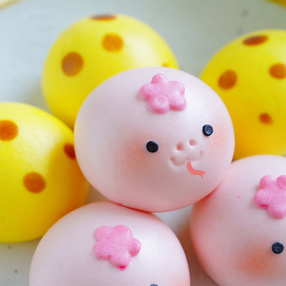 Snake-Year Blessings Bao Set (with Red Bean Paste)