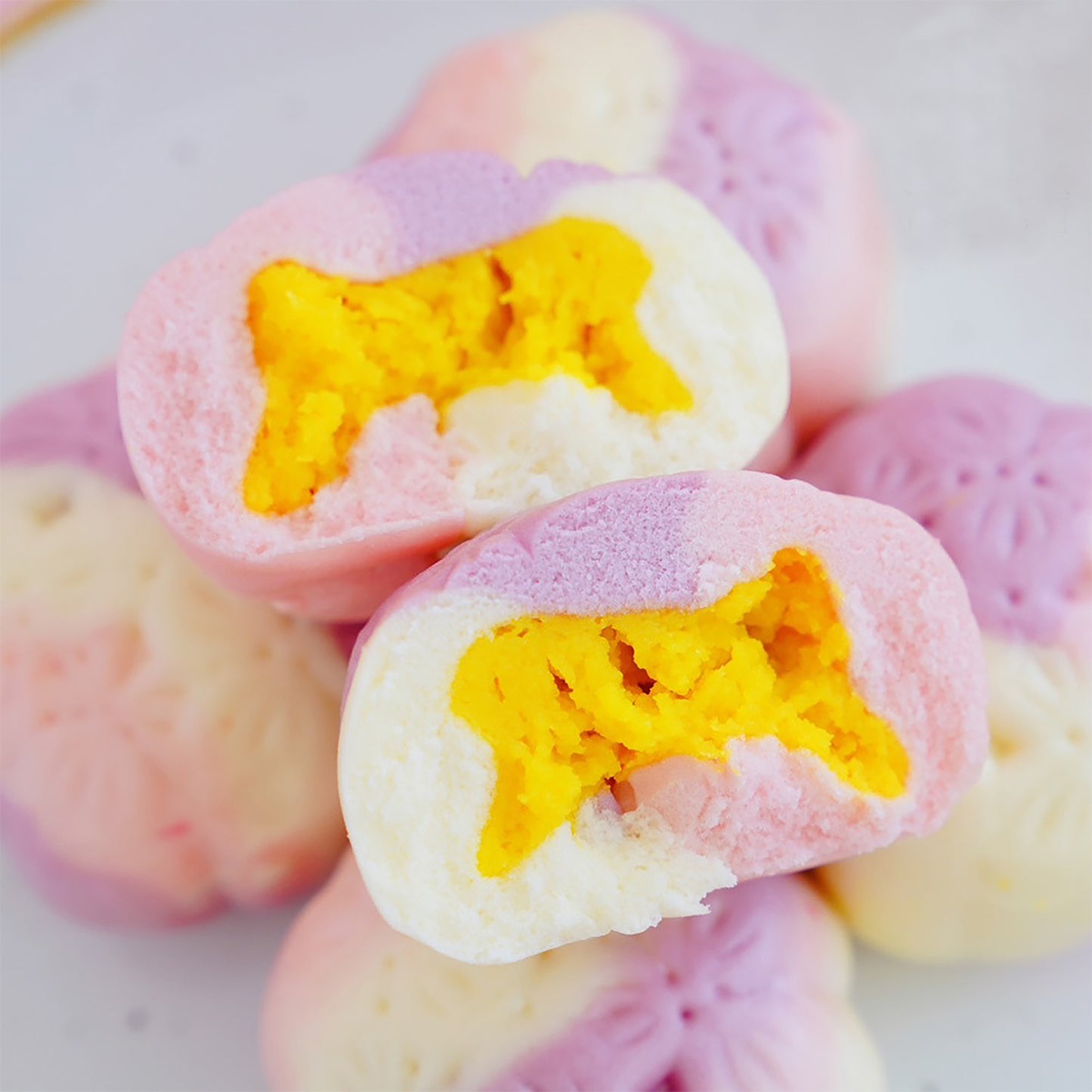 花好月圓鮮乳造型奶黃包