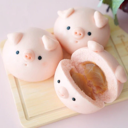 动物农庄鲜乳造型馒头