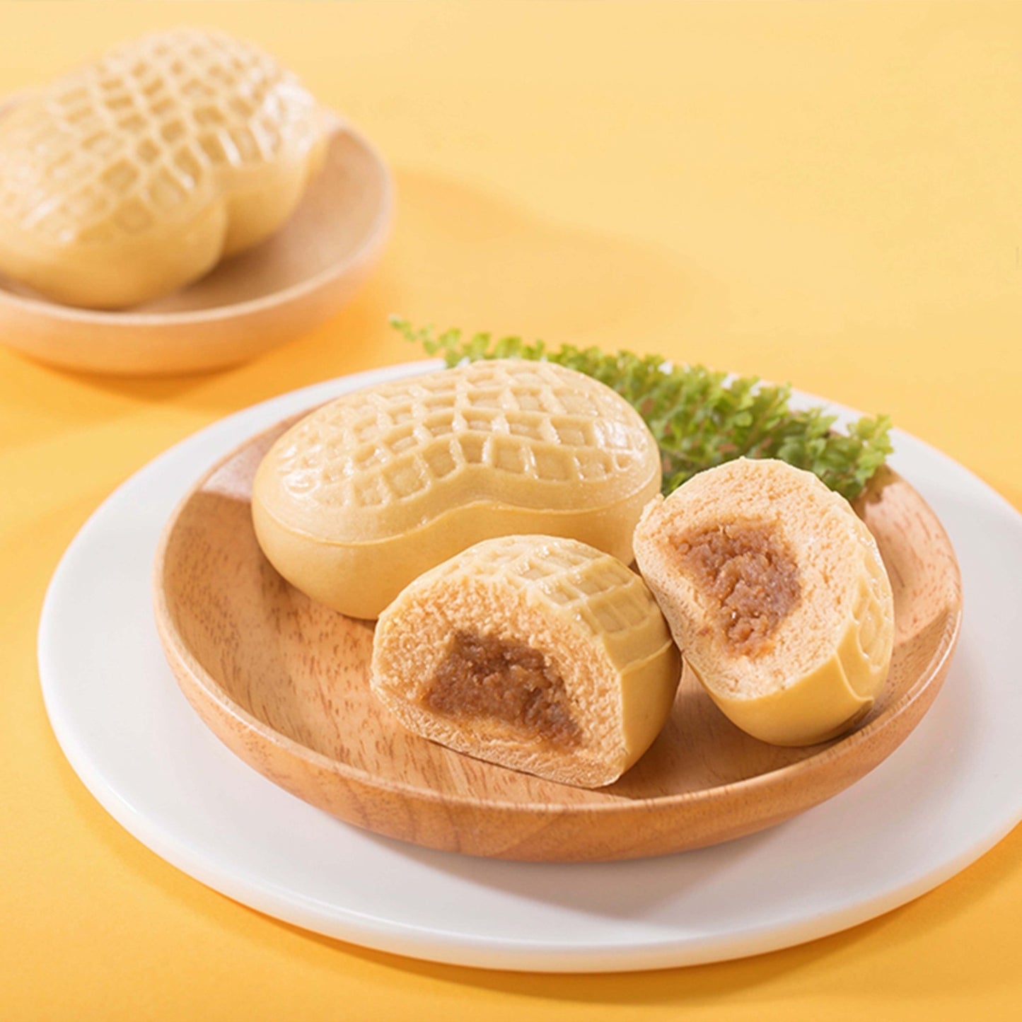 Fortune Fusion Bao Set (3-Custard, 3-Peanut Paste) - Bao Babies